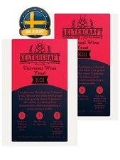 (399,50€/kg) Keltercraft K01 Weinhefe [20g: Für 100L Portwein oder Weißwein]