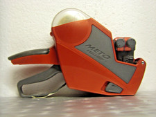 METO Preisauszeichnungsgerät 2-zeilig mit 3 Tintenpatronen + 2 Rollen Ettiketten