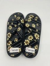 Hausschuhe Pantoffel Schlappen Slipper Blümchen Blumen Muster Neu Gr.41 %%SALE%%