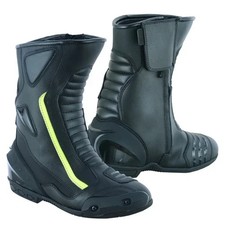 Motorradstiefel leder schwarz - motorradstiefel,