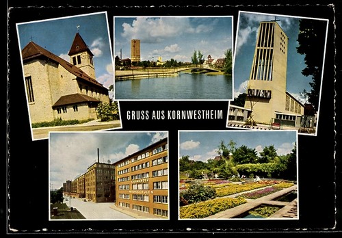 Ansichtskarte kornwestheim - ansichtskarte,