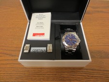 Seltener "CERTINA DS MASTER"-Chronograph. Blaues Blatt !!!