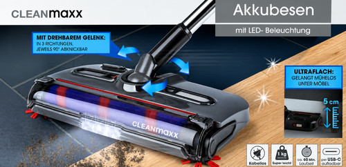 Swivel sweeper akku besen - swivel,