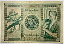 Deutsches reich mark 1920 - deutsches, 50