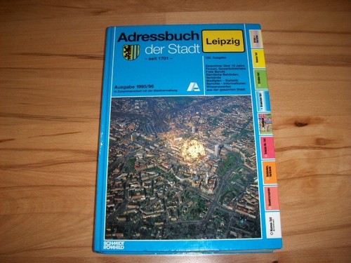 Adressbuch der stadt - adressbuch, leipzig