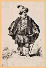 "Der Perser" - Radierung von