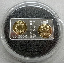 Malta Millennium .925 Silber