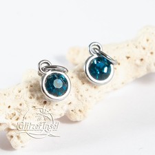 2x Schmuck Anhänger Glas
