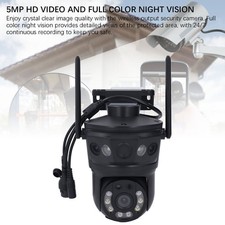 Pan Tilt WiFi -Überwachungskamera 5MP Drei -Objektiv -Outdoor