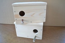 Nistkasten Bruthöhle + Nestmulde für z.B. Wellensittiche  Kleinpapageien Exoten