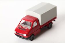 Herpa   H0  1:87  VW Transporter T4  Pritsche / Plane  rot (317106) #5907#