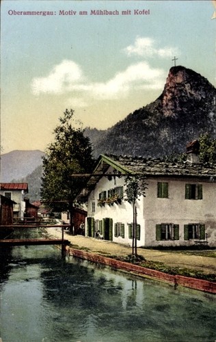 Oberammergau oberbayern - ak,