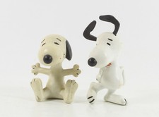 Peanuts Snoopys === 2 x Snoopy Figuren Schleich 1975