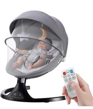 Perseverance Elektrische Babyschaukel (0-10 kg) mit Schlaflied Musik-Bluetooth