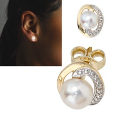 Funkelnde Ohrstecker 585 echt