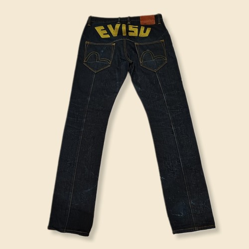 Evisu spellout embroidered - spellout,