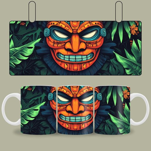 Kaffeetasse tiki maske tasse - maske,