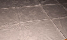 Altes Damast Tischdecke