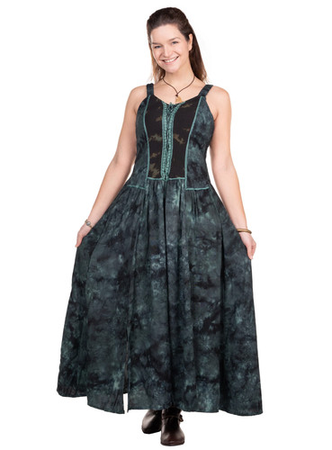 Langes mittelalter sommerkleid - mittelalter,