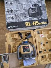 Topcon RL-H5A Selbstnivellierender Rotationslaser & LS-80L Empfänger...
