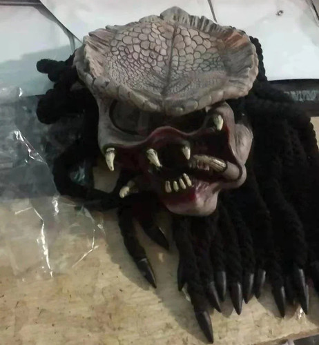 Latex predator maske - latex,