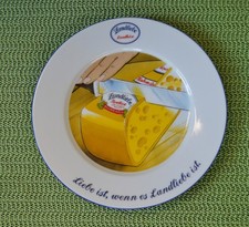 Teller Landliebe Käse Werbung