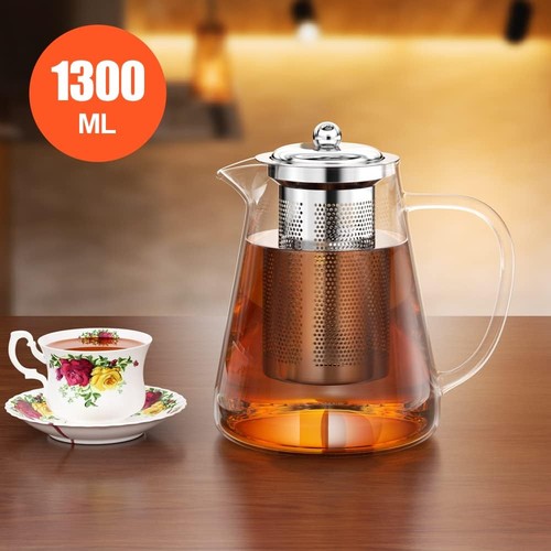1300ml teekanne glas mit - 1300ml,