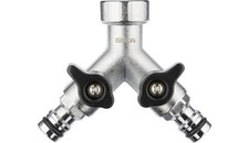 GEKA Zweiwegeventil plus Messing verchromt IG 3/4 ″