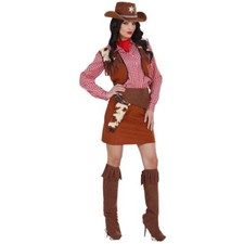 Cowgirl western kostüm set - cowgirl,