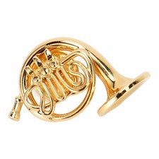 Dekorative Miniatur Waldhorn Brosche Musikalisches Anstecknadel Für Clubs Und