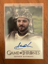Gethin Anthony · Game of Thrones · Renly Baratheon · Sammelkarte · Autogramm