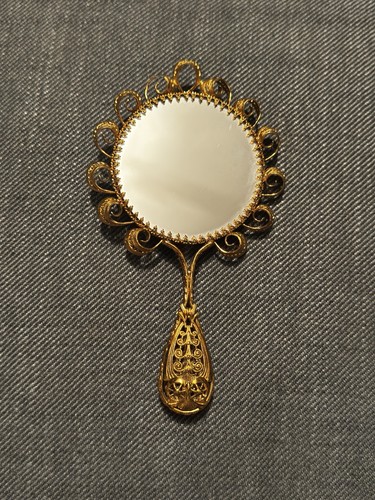 Vintage handspiegel filigran - vintage,