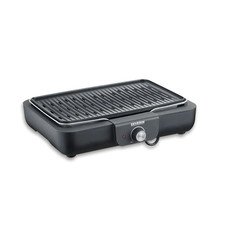 Severin 8556 Tischgrill Grillplatte Elektrogrill 2300 Watt schwarz 1707086