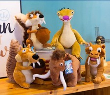 Ice Age Cartoon Plüsch Gefülltes Spielzeug Scratte Scrat Manny Diego Tier puppe