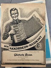 Glutrote Rosen Fox Lekytie Reini Roland Solo Akkordeon Noten