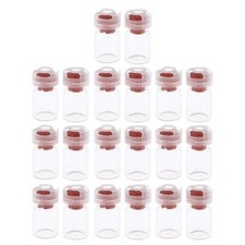 20 Stück / Set Mini Glasflaschen Ampullen Set groß für, Creme, Pulver