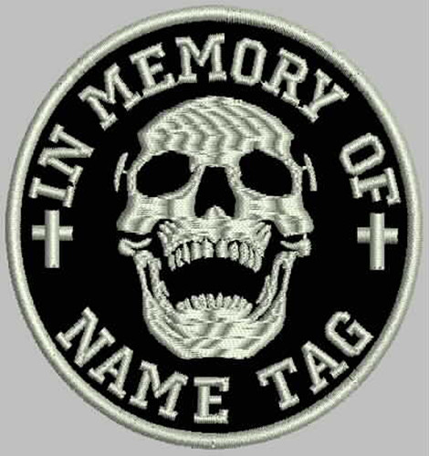 Memory aufnäher patch - aufnäher,