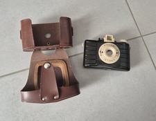 Vintage Pouva Start Kamera mit Original Lederhülle – Klassisches Sammlerstück 