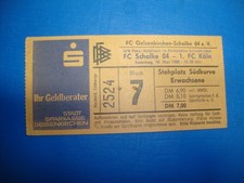 79/80 Ticket FC Schalke 04 1