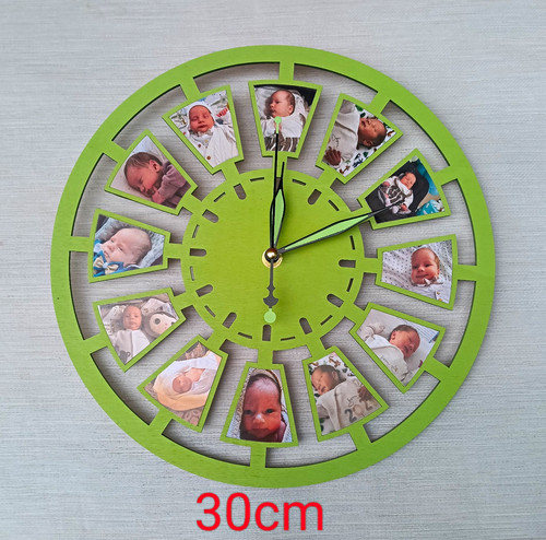 Bilderrahmen wanduhr rund - bilderrahmen-wanduhr,