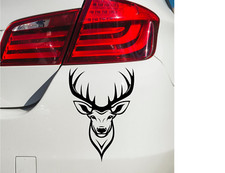 Hirsch Kopf Aufkleber Style Tuning Special Edition Sticker Auto