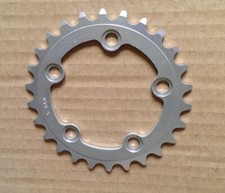 Sakae Roundtech Kettenblatt, 26 Zähne, 74mm Lochkreis, Aluminium, NOS, Japan