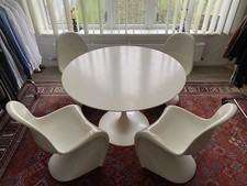 Original Table Tisch sowie 4 Freischwinger Herman Miller 70er Design Klassiker