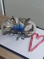 Egermann Böhmen Schale Blau