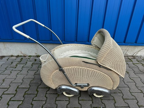 Vintage korb kinderwagen - vintage,