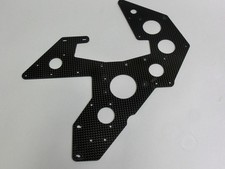 Ersatzteil 1x Rahmen CFK Thunder Tiger Raptor 90 SE Heli Hubschrauber Verbrenner