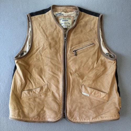 Vintage nickelson leather - nickelson, vest