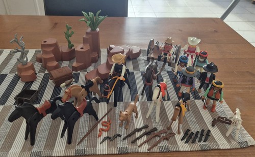 Playmobil western konvolut - playmobil,