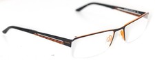 JAGUAR Brille 33542-810 Schwarz & Orange glasses FASSUNG eyewear
