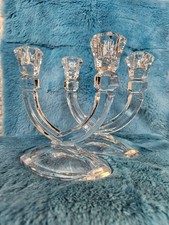 2x 2-armiger Kristallglas